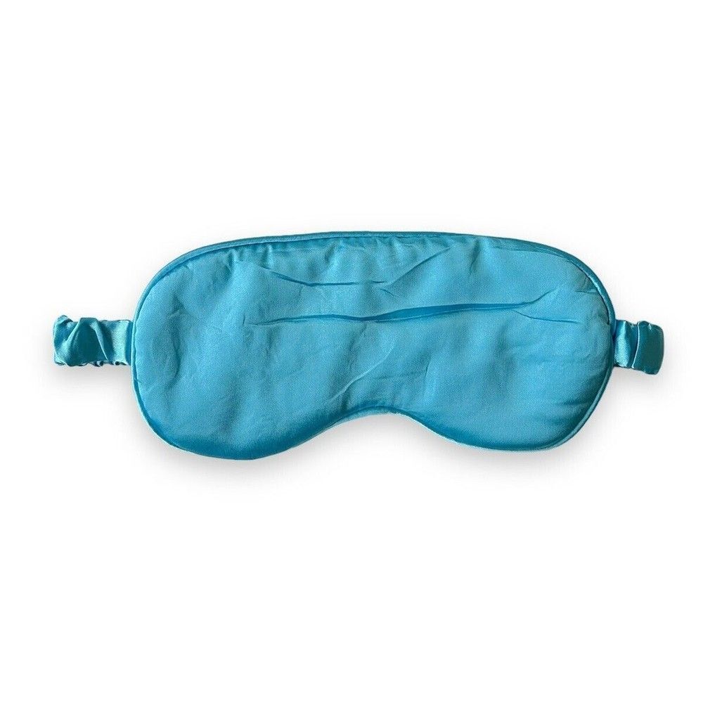 Blue Sleep Mask Night Cover Eye Sleeping Silk Satin Masks for Women Men …